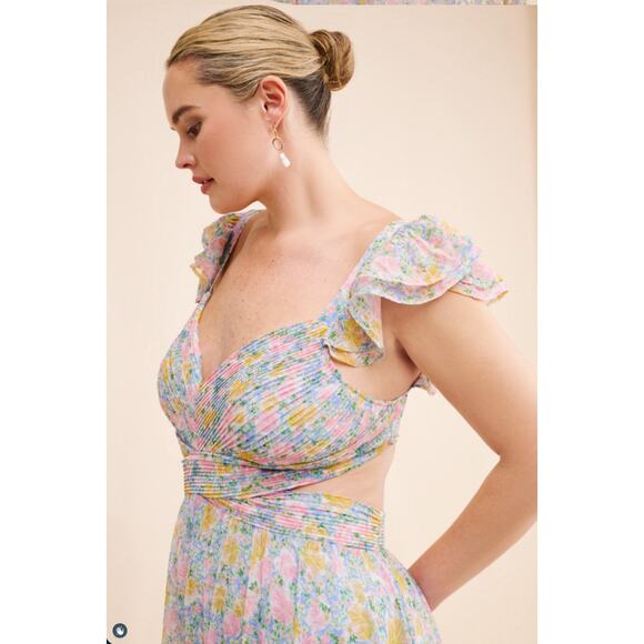 Astr The Label Primrose Cutout Dress Plus Size 2x - Picture 9 of 10